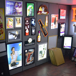 backlit and flex signage